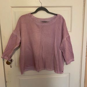 Pink washed sweater
